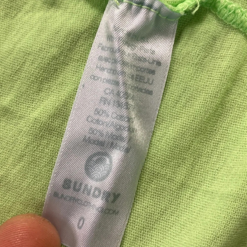 NWOT Sundry Pop Lime Athletic Crew Neck T-shirt - Picture 6 of 6